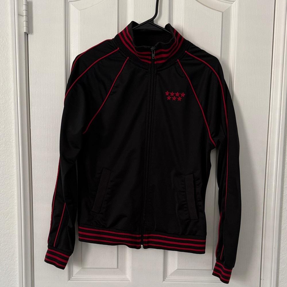 Vintage Spain Black and Red Track Jacket